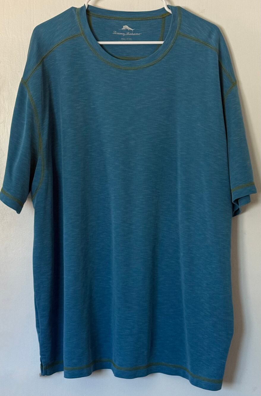 Men's Tommy Bahama "Paradise Around" Tee - Teal Blue -XXL